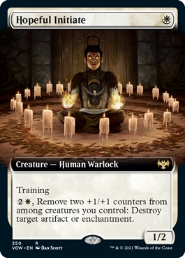 🔥 Hopeful Initiate Innistrad- Crimson Vow Bordless